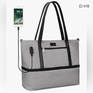 NEW Lunch and Tote Bag with USB Port
